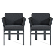 Outdoor Dining Chair, All-Weather Patio Seating For Backyard (Set of 2)