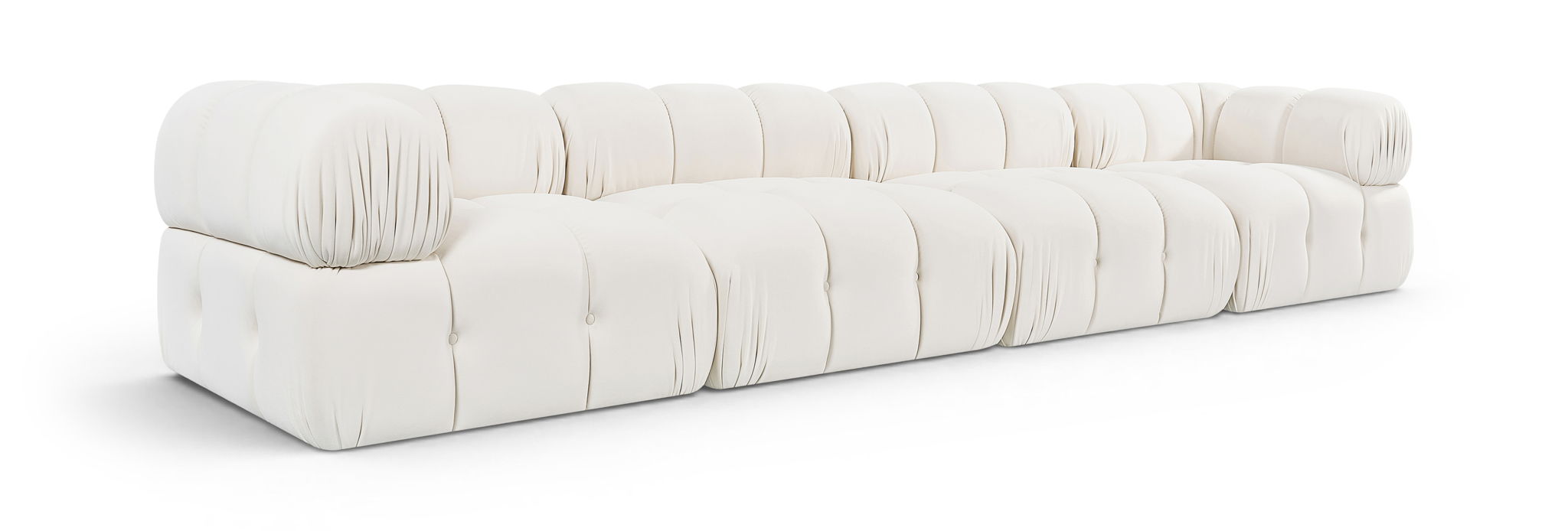 Orin - Fabric Velvet 4 Piece Modular Sofa