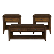 Phillipe - 3 Piece Occasional Table Set (Coffee Table & Two End Table) - Cherry