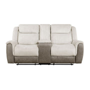 Harriette - Double Reclining Loveseat With Center Console