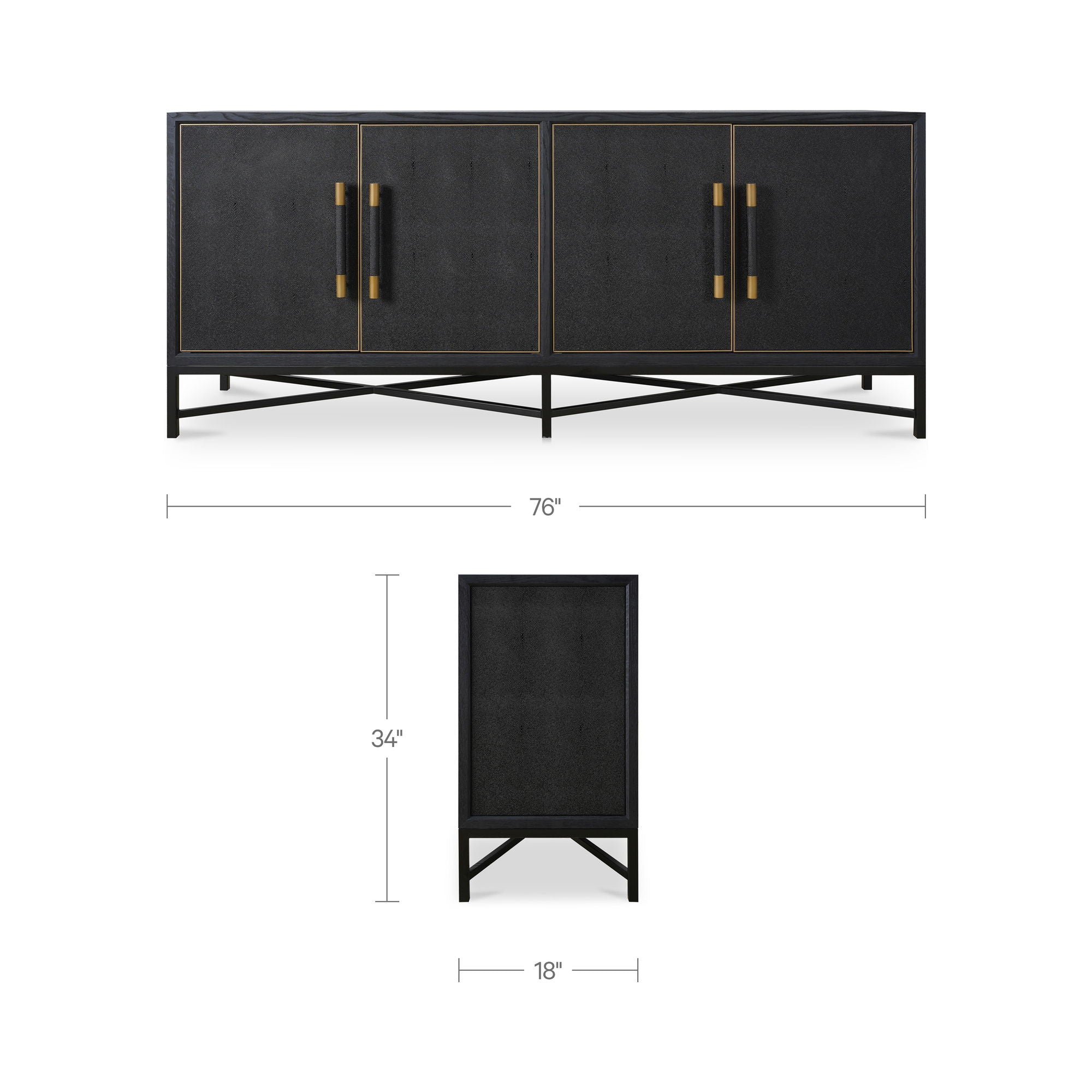 Mako - Sideboard - Black