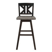 Amsonia - Swivel X-Back Pub Height Chair (Set of 2)