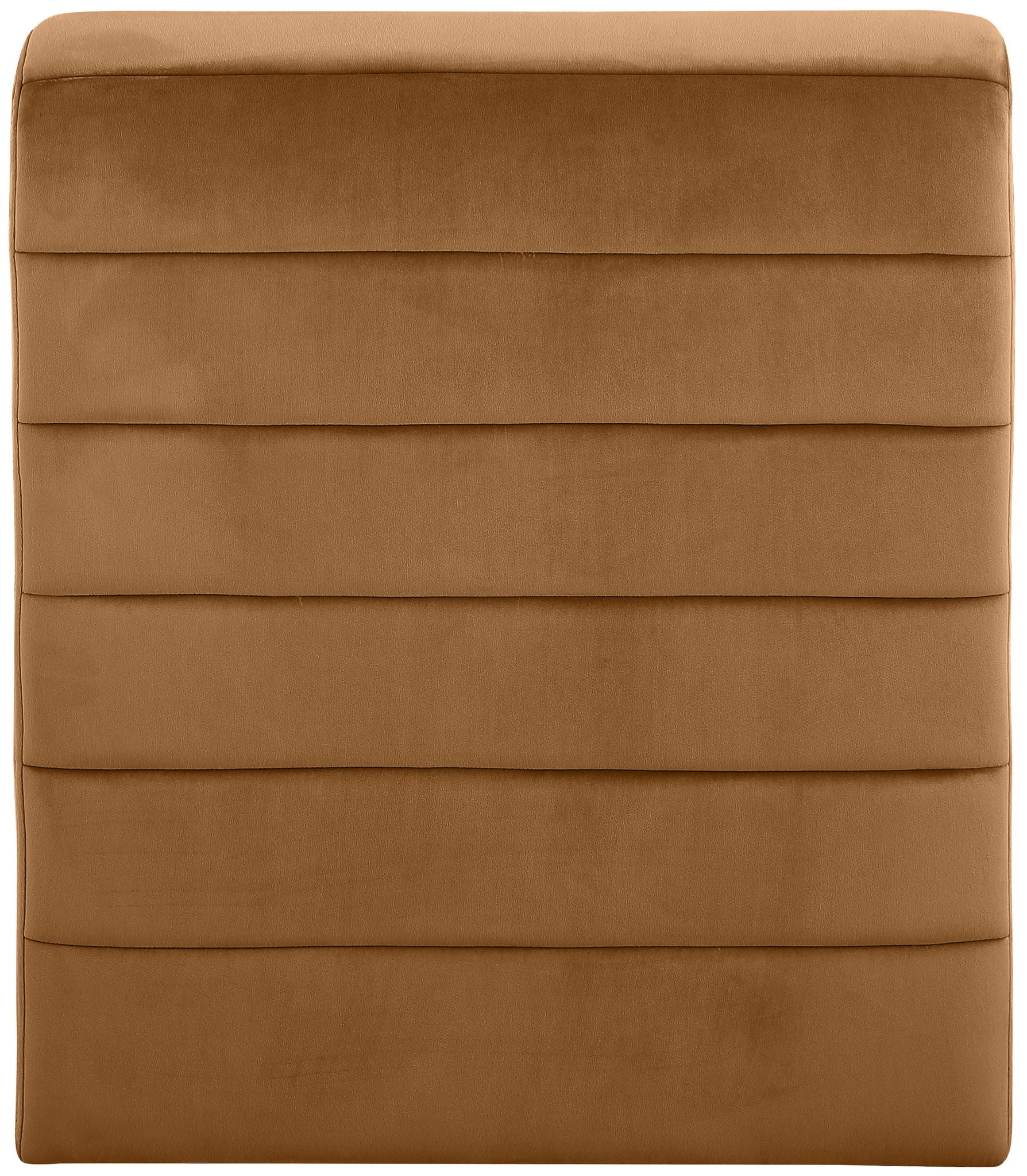 Ivy - Velvet Accent Chair - Saddle