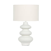 Riviera - Textured Table Lamp - Cream